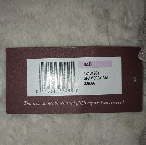 True & Co Gramercy Balconette Bra Size 34D - Picture 7 of 8